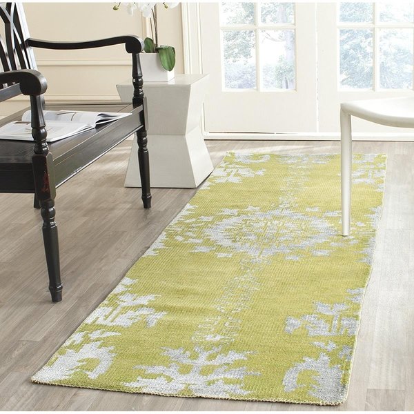 Safavieh Stone Wash Runner Rug, Chartreuse - 2 ft. 6 in. x 6 ft. STW235A-26